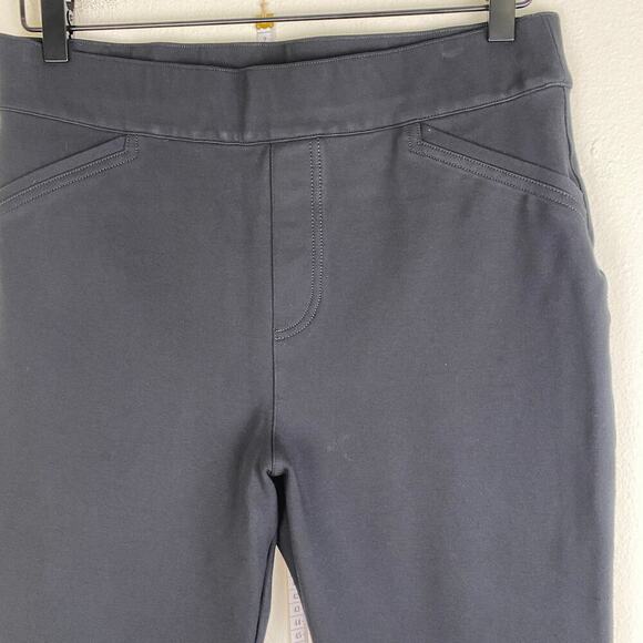 Spanx Perfect Back Seam Pants Size L Black Stretch Staple Business Casual Career - Picture 6 of 14